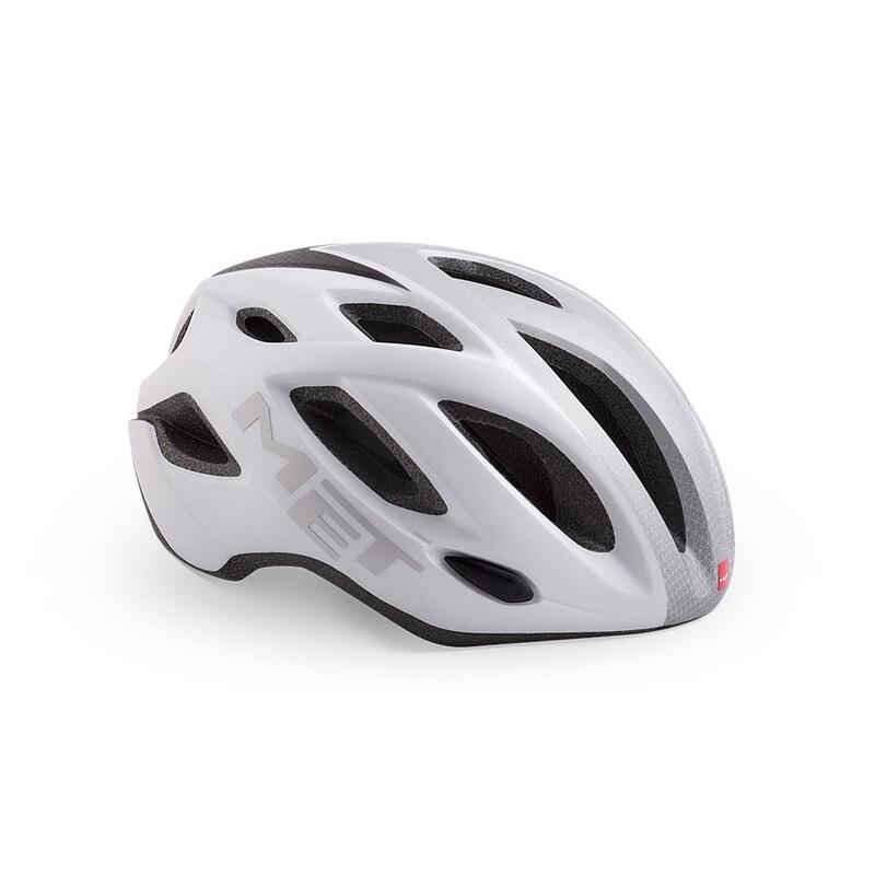 Met Idolo Road Helmet White Shaded Grey | Matt