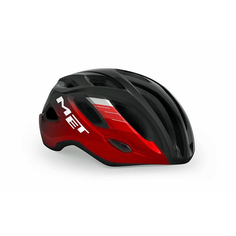Met Idolo Road Helmet Black Red Metallic | Glossy