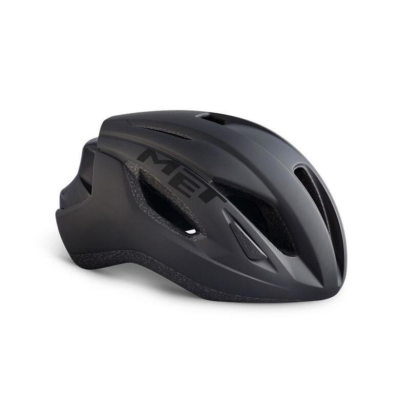 MET Strale Road Helmet Black | Matt | Glossy