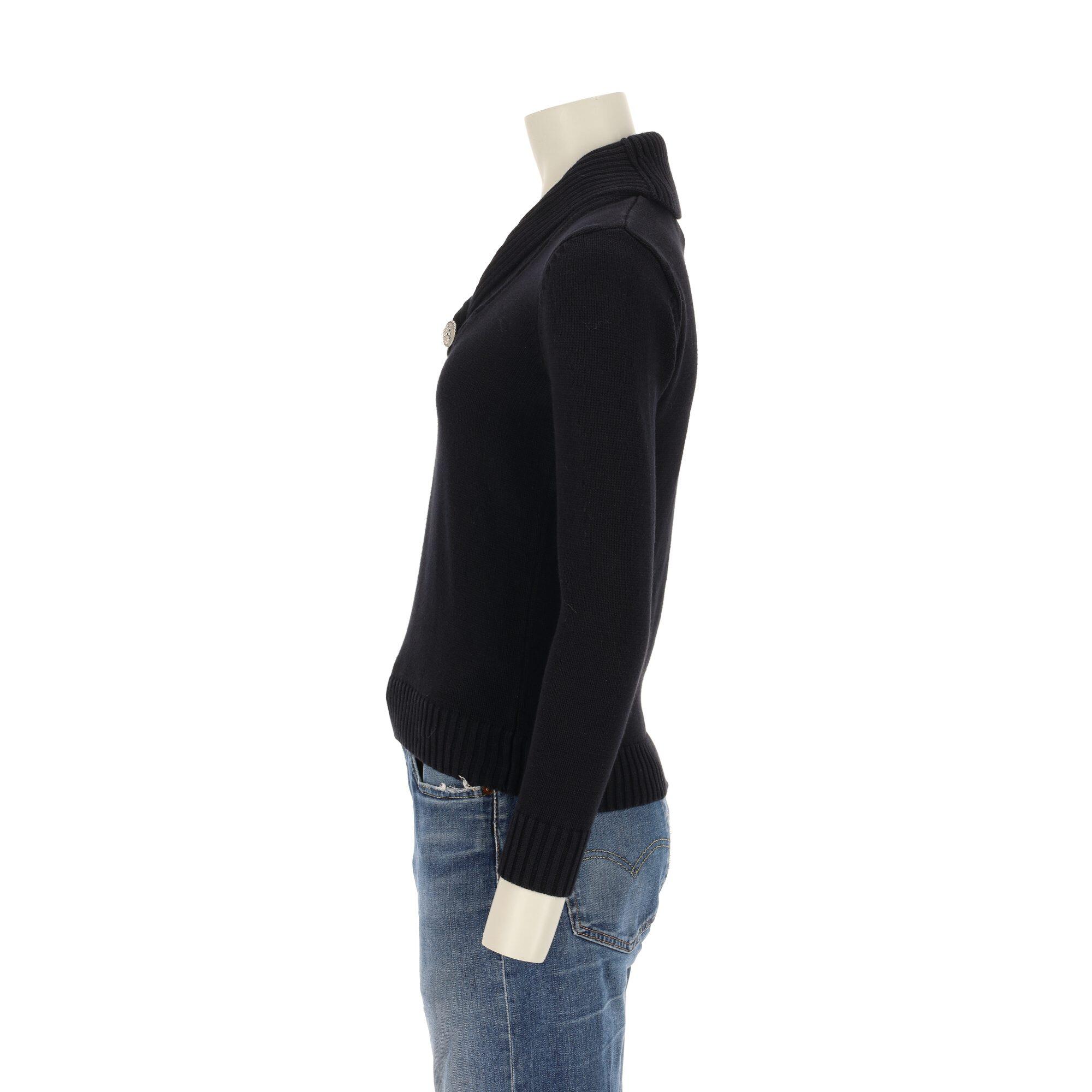 Reconditionné - Pull Femme Noir - Très Bon État 3/7