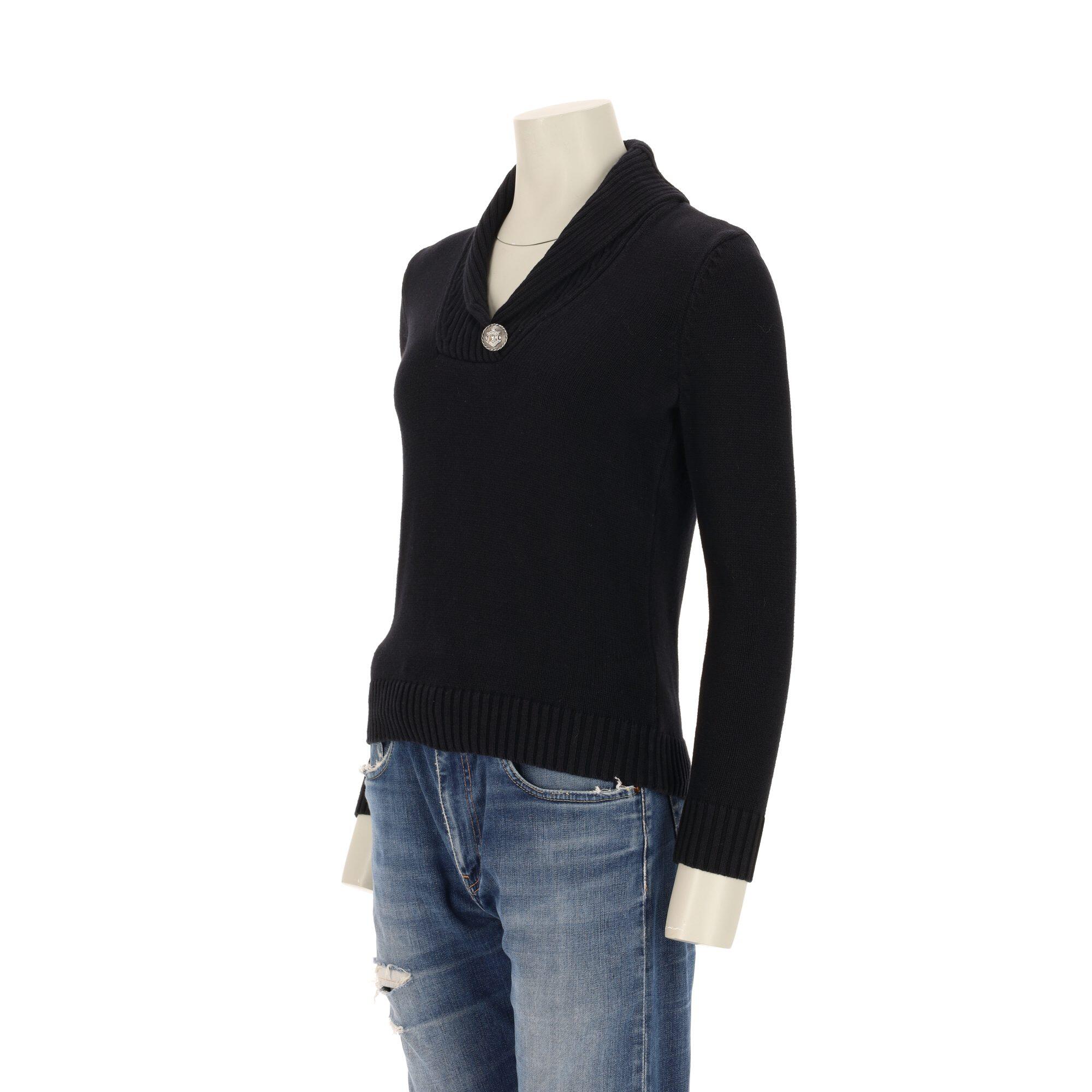 Reconditionné - Pull Femme Noir - Très Bon État 4/7