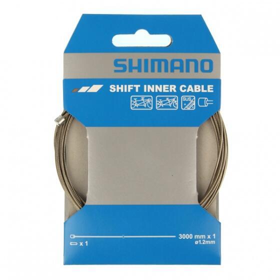 Cable cambio 1pz. 1.2x3000mm inox.tandem