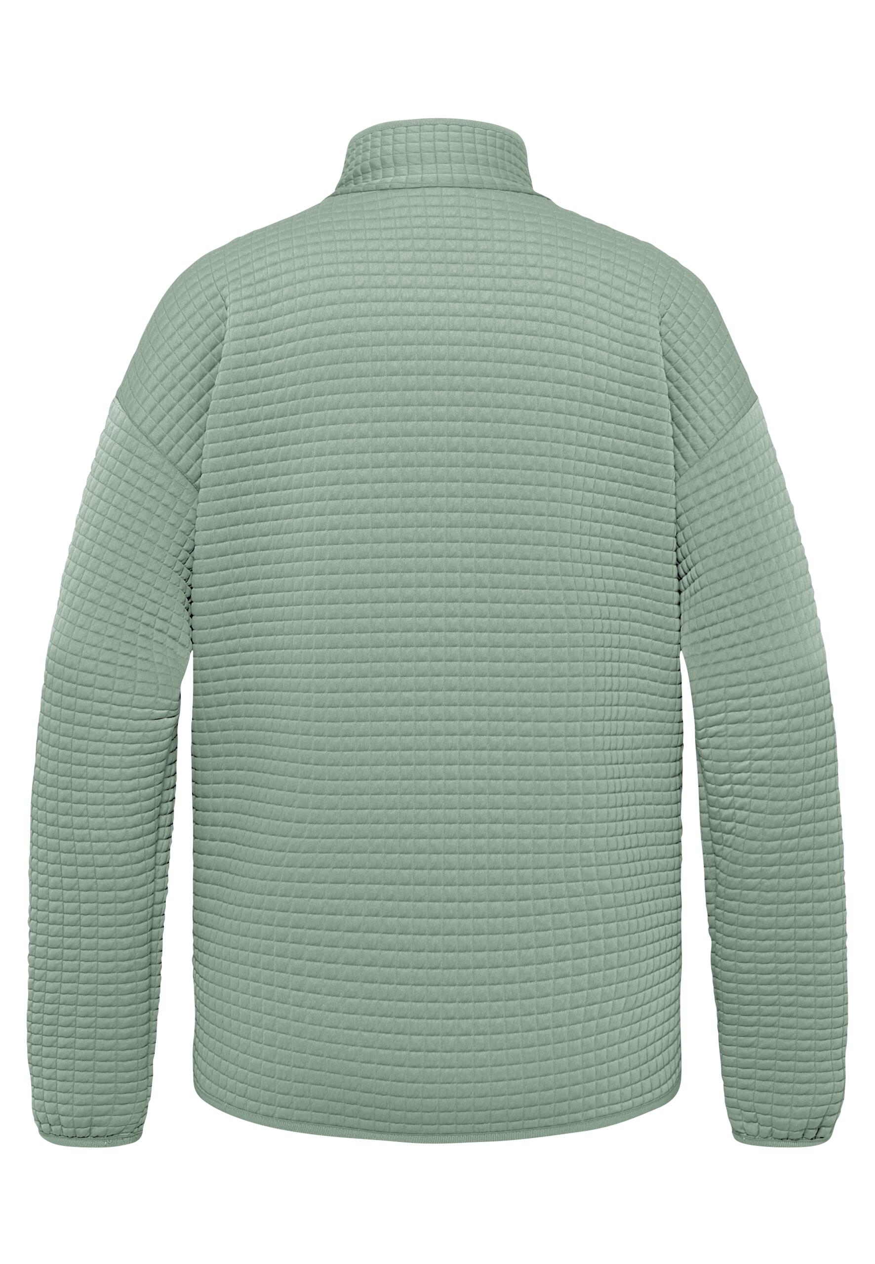 Mogari Fleecejack Dames Dames Lange rits fleece Green Zinnia 2/7