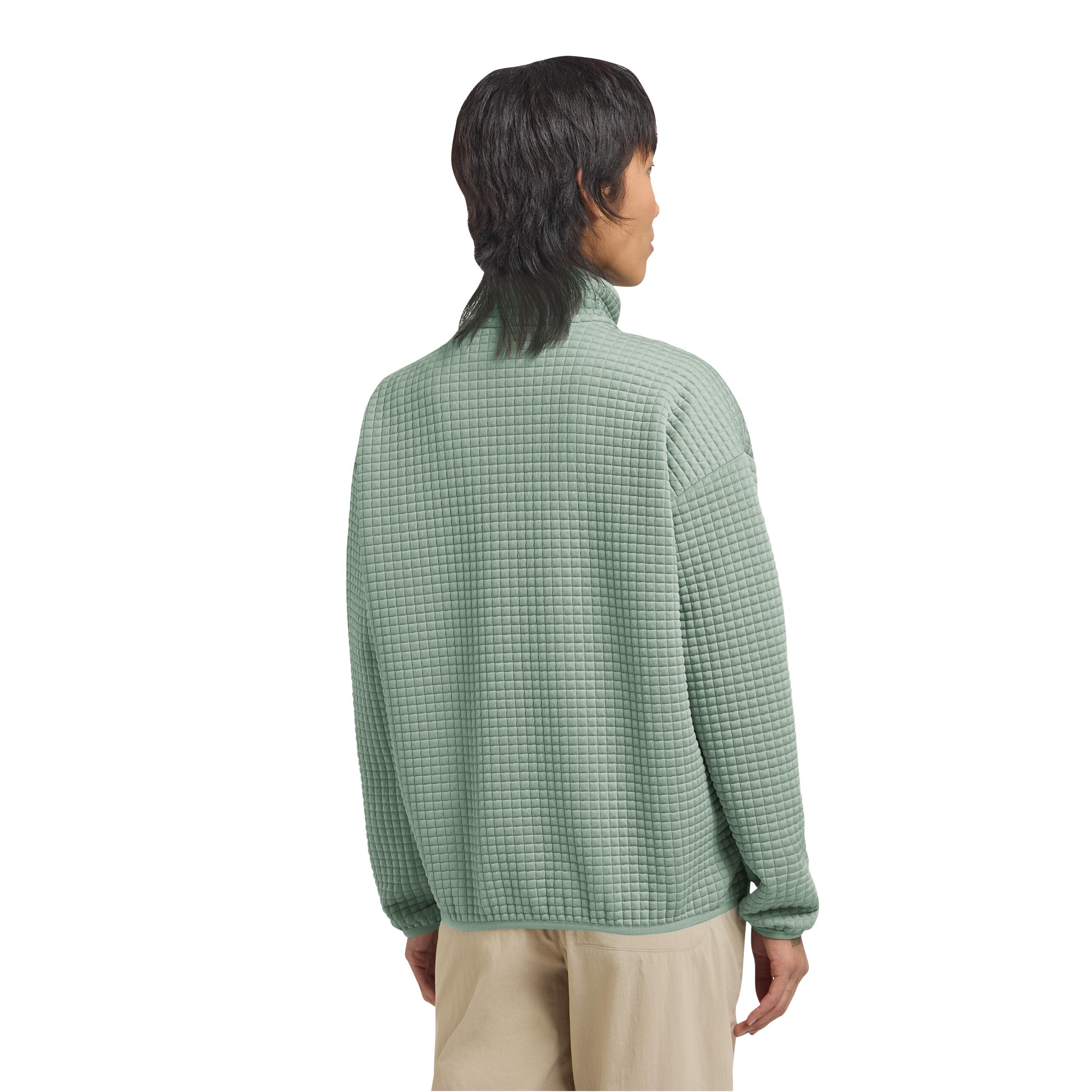 Mogari Fleecejack Dames Dames Lange rits fleece Green Zinnia 4/7
