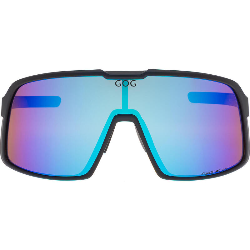 Okulary z polaryzacją GOG Kari - matt black/reflex white/blue