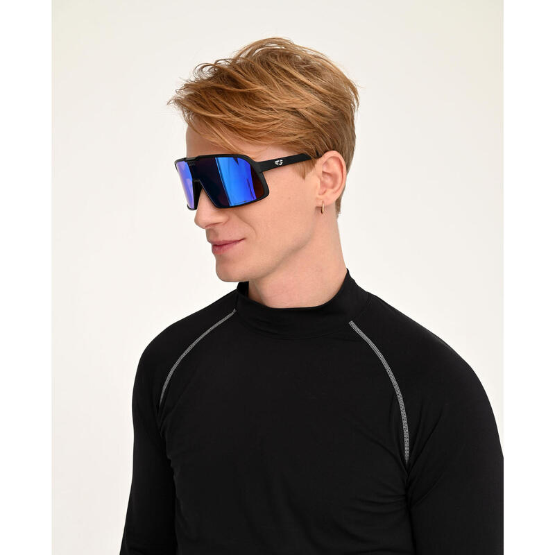 Okulary z polaryzacją GOG Kari - matt black/reflex white/blue