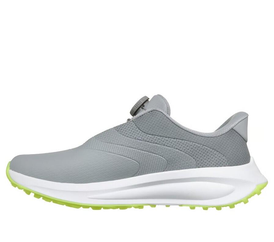 Skechers Golf Flow Twist-Fit, Sapatos de golfe para homem, cinzento/limão 5/7
