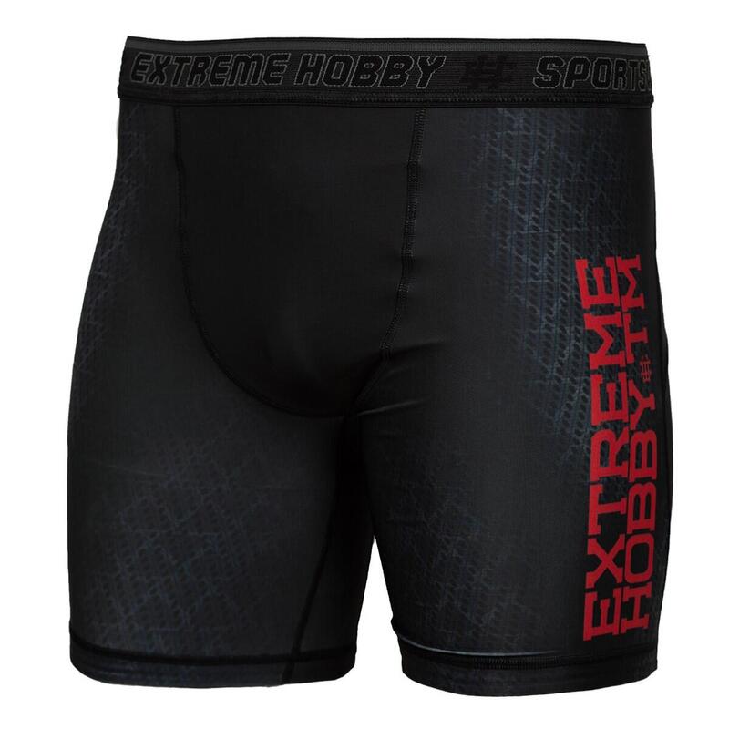 Spodenki do Vale Tudo męskie EXTREME HOBBY BLACK ARMOUR