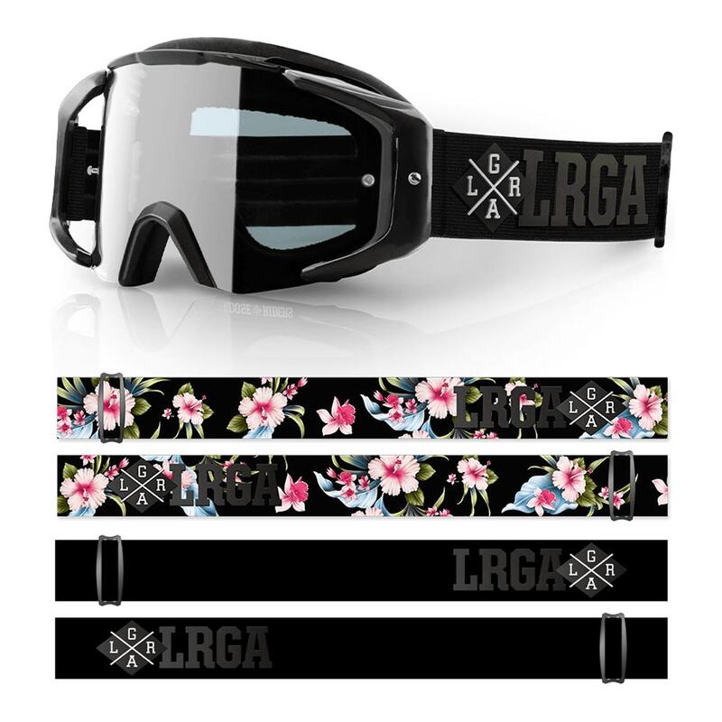 Goggle Race Luau Zwart - Zwart/Multi