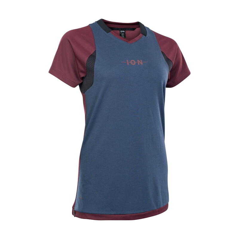 Tee SS Scrub AMP WMS - Maillot Mujer - Red Haze - Rojo/Azul