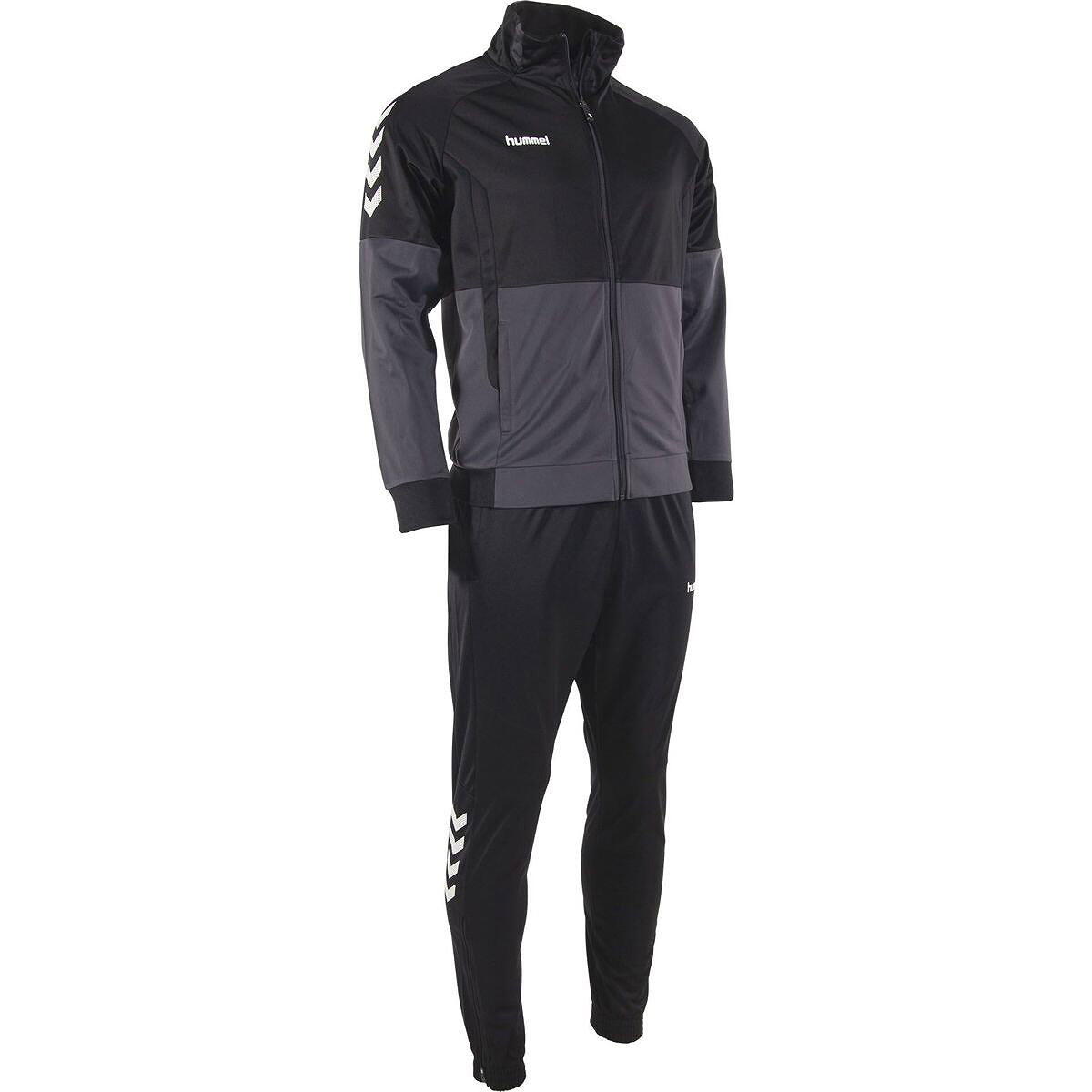 Hummel Authentic Survêtement Polyester Enfants - Noir / Anthracite 3/5