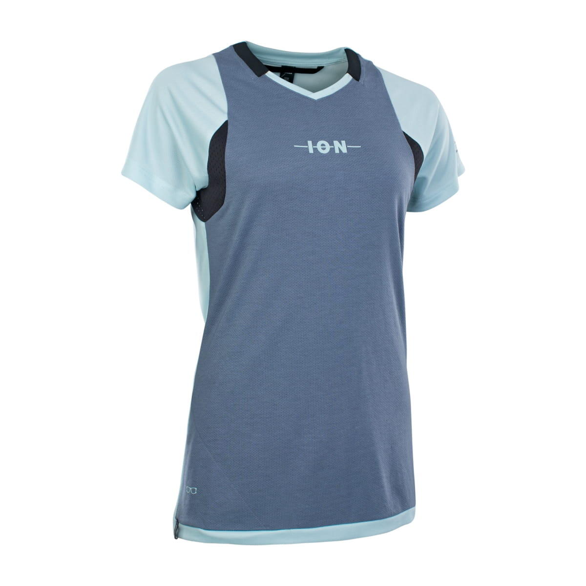 ION Tee SS Scrub AMP WMS - Damestrui - Lichtblauw - Lichtblauw/Blauw
