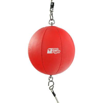 Pera da boxe Profight nera con elastici PVC 903