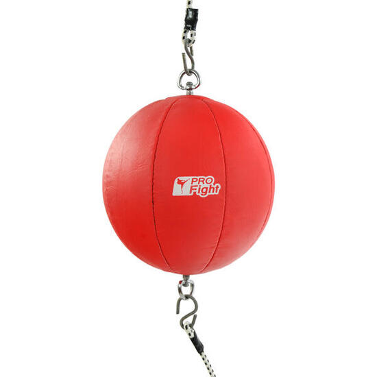 Pera da boxe Profight nera con elastici PVC 903