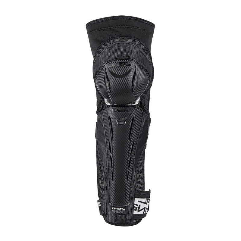 Park FR Carbon Look Knee Guard Knieschoner - Schwarz/Weiß