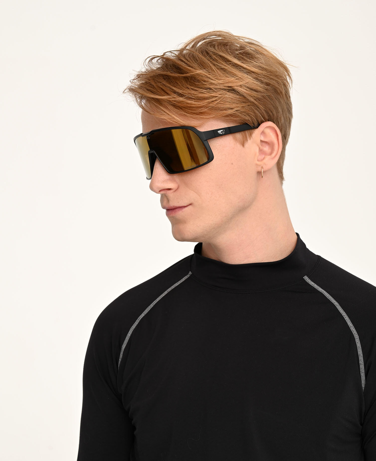 Okulary przeciwsłoneczne GOG Kari - matt black/reflex gold 4/7