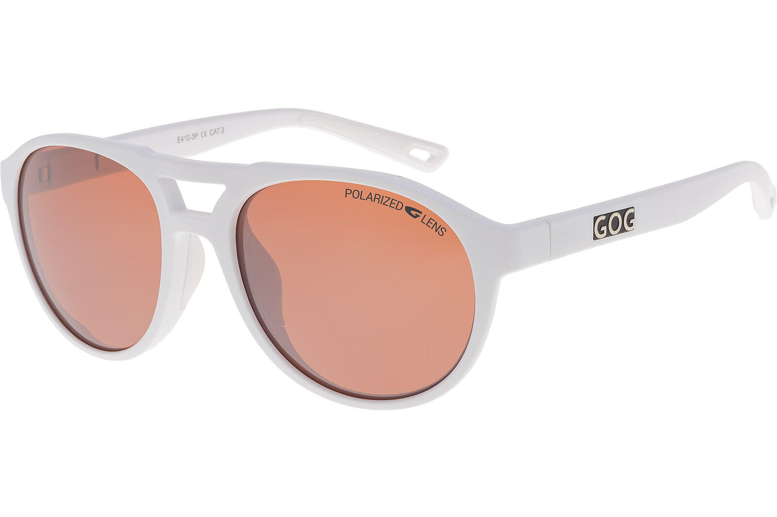 Okulary z polaryzacją GOG Nanga - matt white/reflex silver 2/7