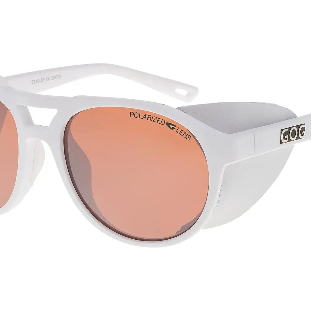 Okulary z polaryzacją GOG Nanga - matt white/reflex silver