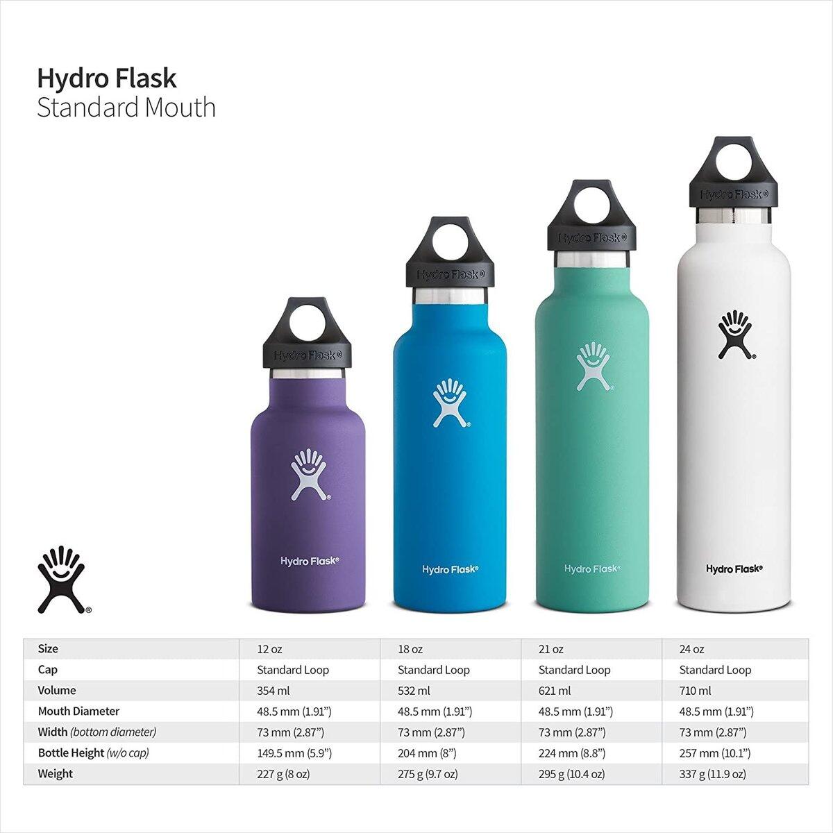Hydro Flask 12 oz Wide Mouth Hot Water Bottle Lemon Yellow