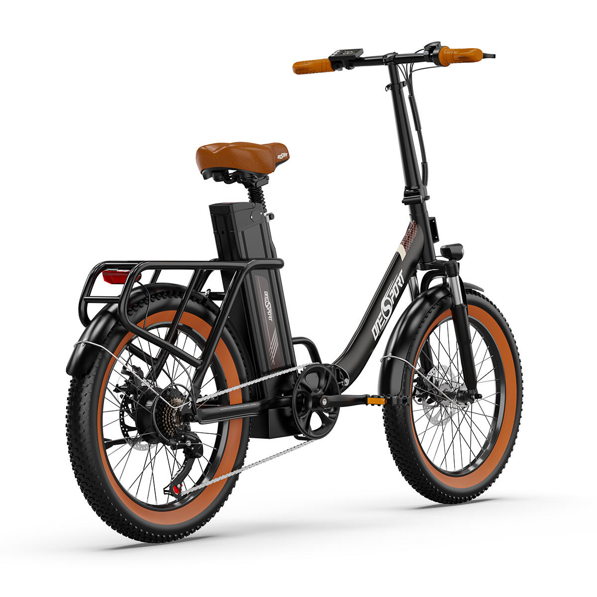 Skladací mestský elektrobicykel ONESPORT OT16-2 48V 17Ah 20" pláště 7/15