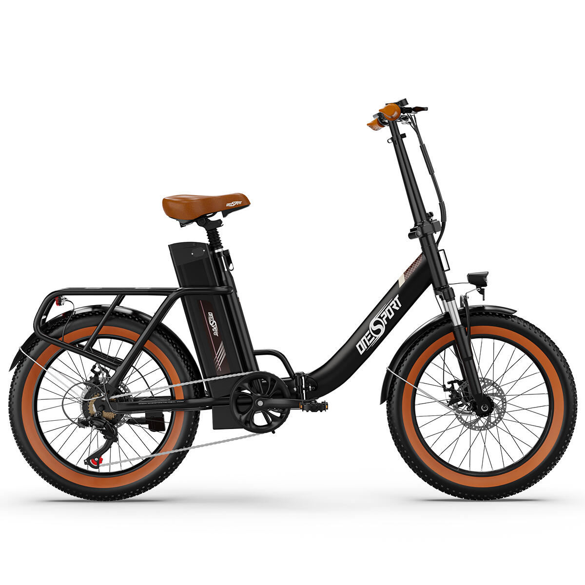 Skladací mestský elektrobicykel ONESPORT OT16-2 48V 17Ah 20" pláště 4/15