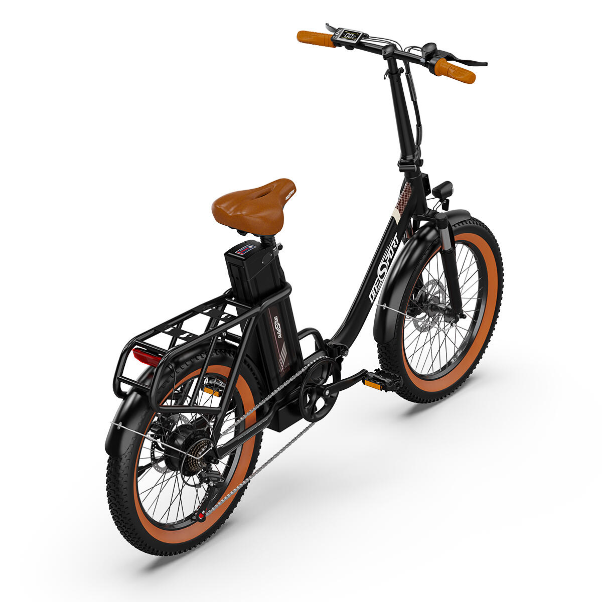 Skladací mestský elektrobicykel ONESPORT OT16-2 48V 17Ah 20" pláště 5/15
