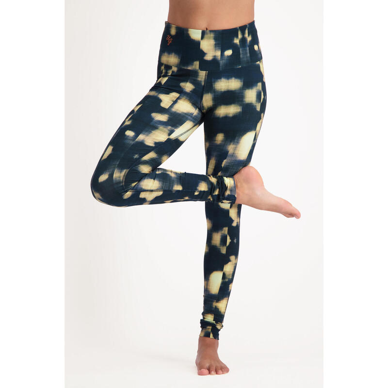 Legging de yoga Satya - Legging tendance taille haute dry fit - Azul