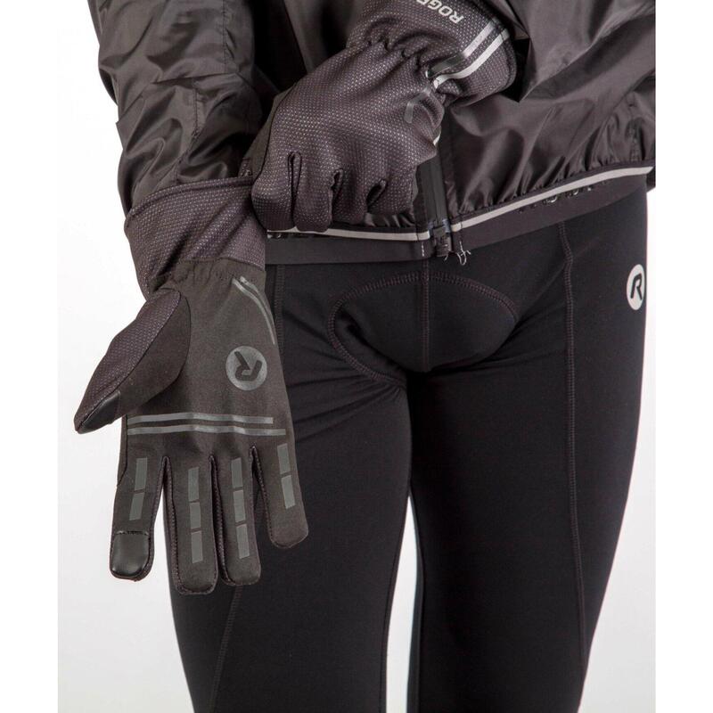 Softshellowe rękawiczki zimowe Rogelli ANGOON z antypoślizgową warstwą