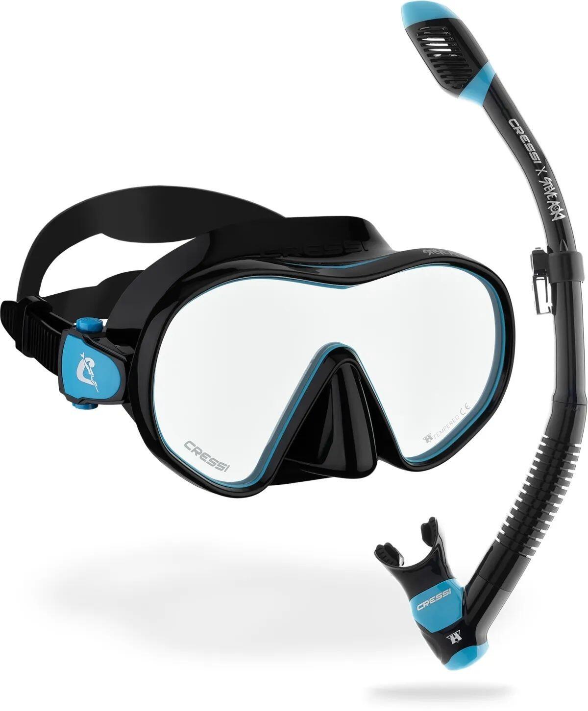Set maska F-DUAL + šnorchl Supernova DRY Cressi 3/3