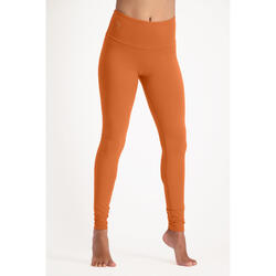 Legging de yoga Satya - Legging tendance taille haute dry fit - Marron