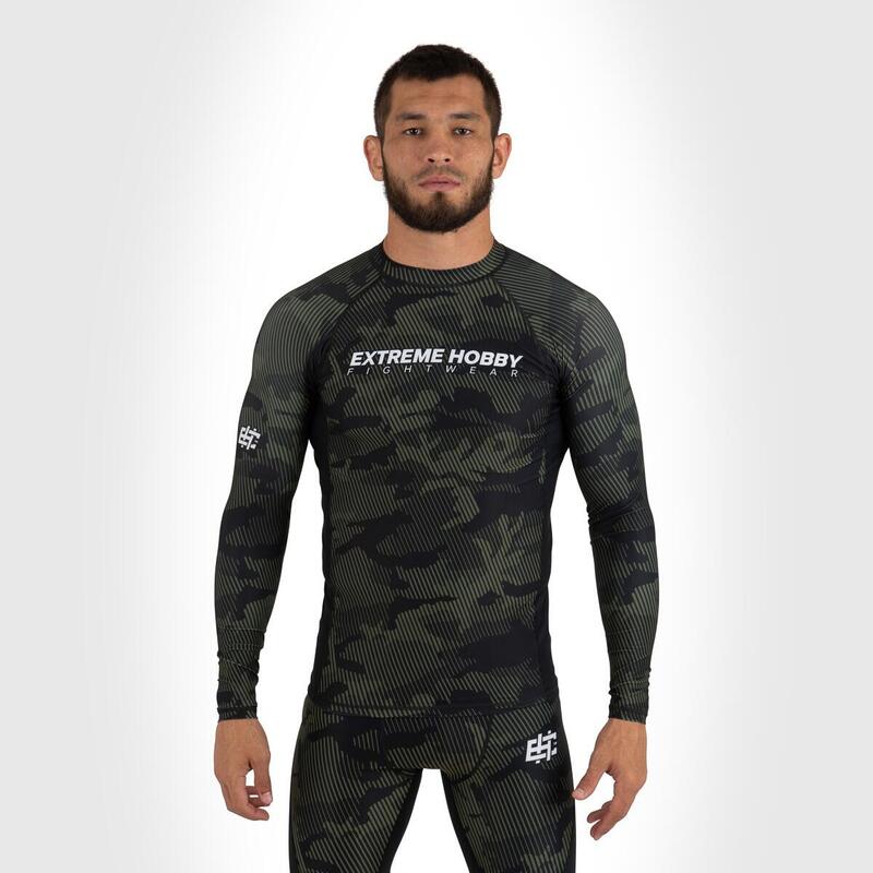 Rashguard do MMA męski z długim rękawem EXTREME HOBBY HAVOC