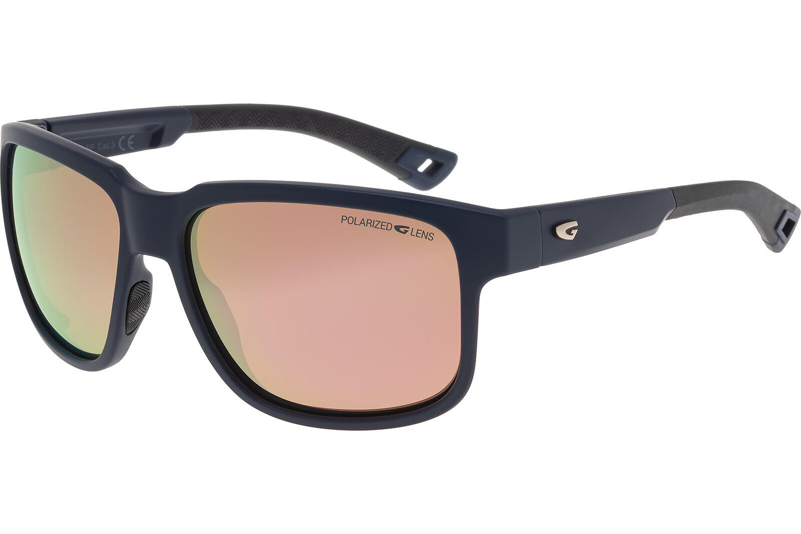 Okulary z polaryzacją GOG Makalu - matt navy blue/pink/ref pink 2/7