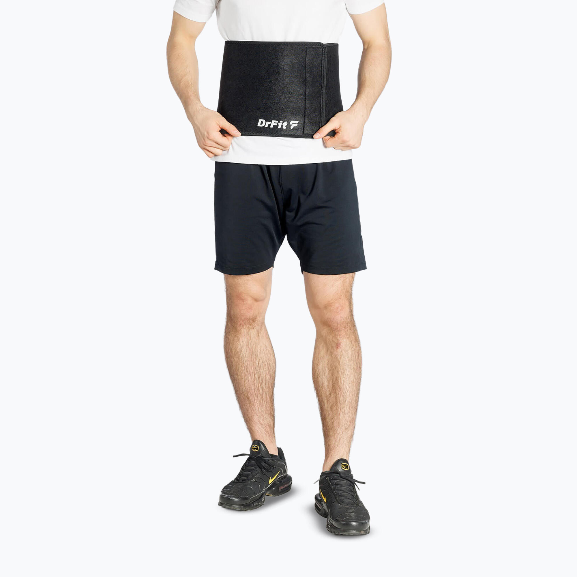 Neoprenowy stabilizator pleców uniwersalny czarny DrFit 5/6