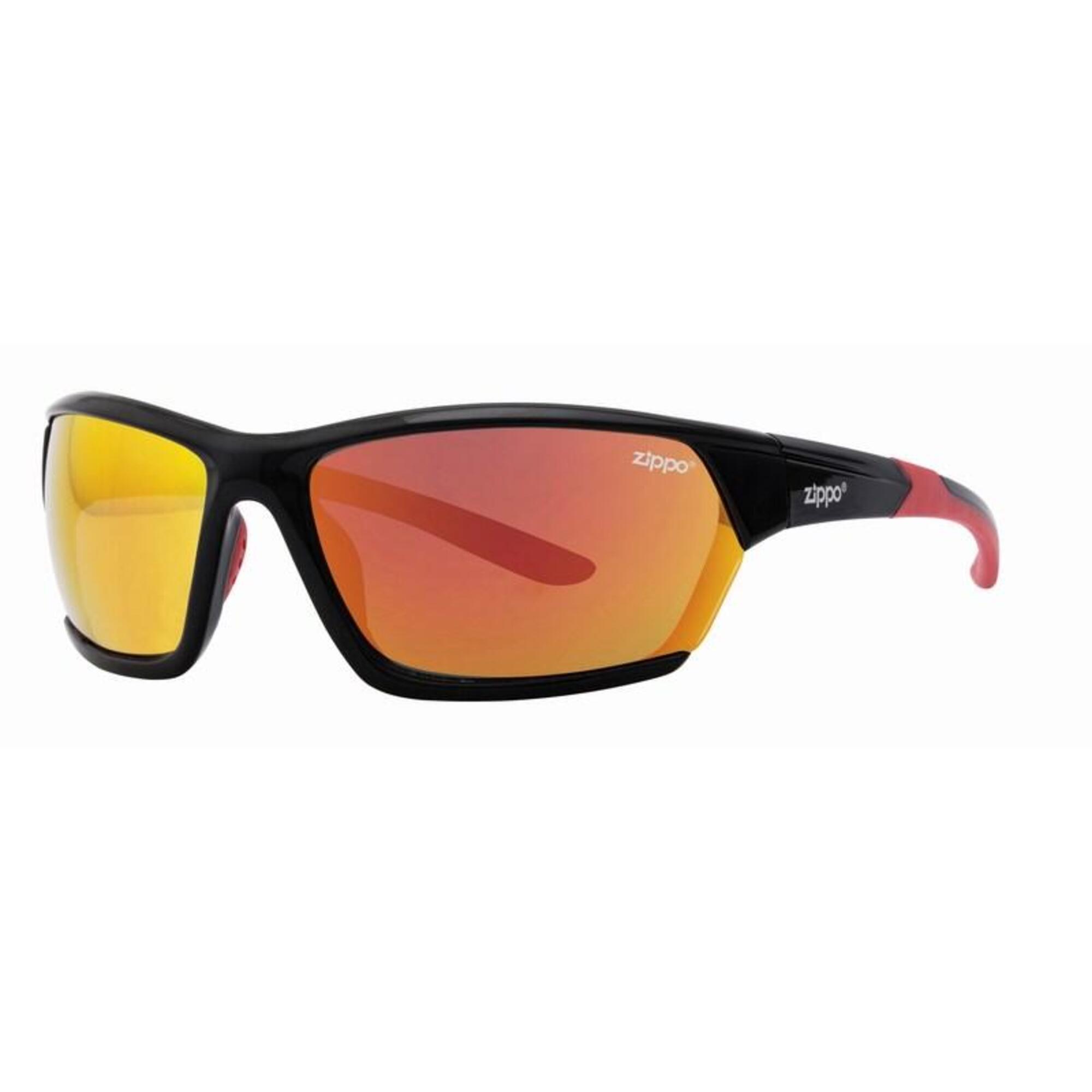 Sportowe okulary przeciwsłoneczne Zippo Orange Multicoating Black/Orange