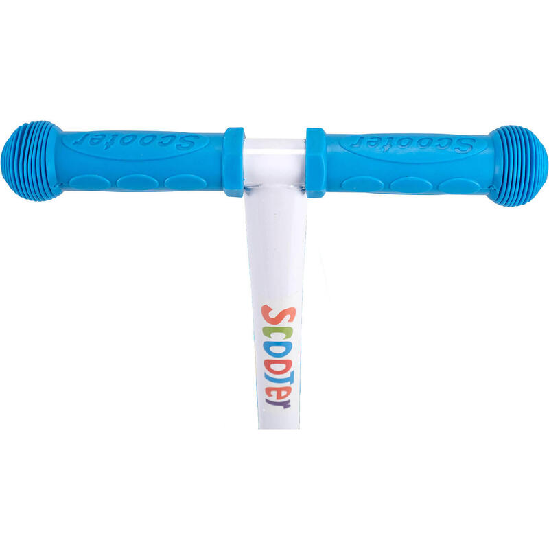 Trotineta cu 3 roti Rys Blue, roti luminoase, albastru