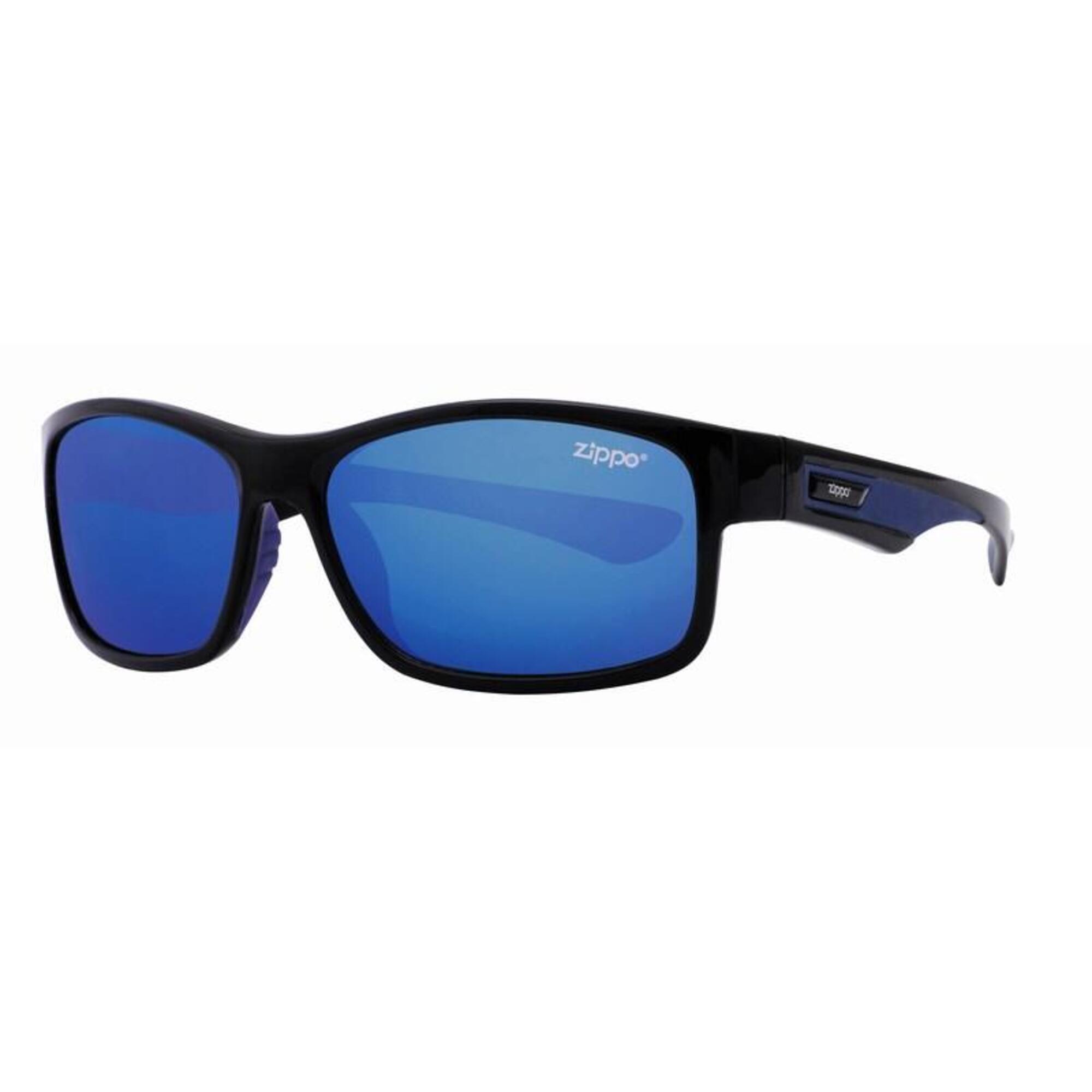 Sportowe okulary  przeciwsłoneczne Zippo Blue Flash Black/Blue