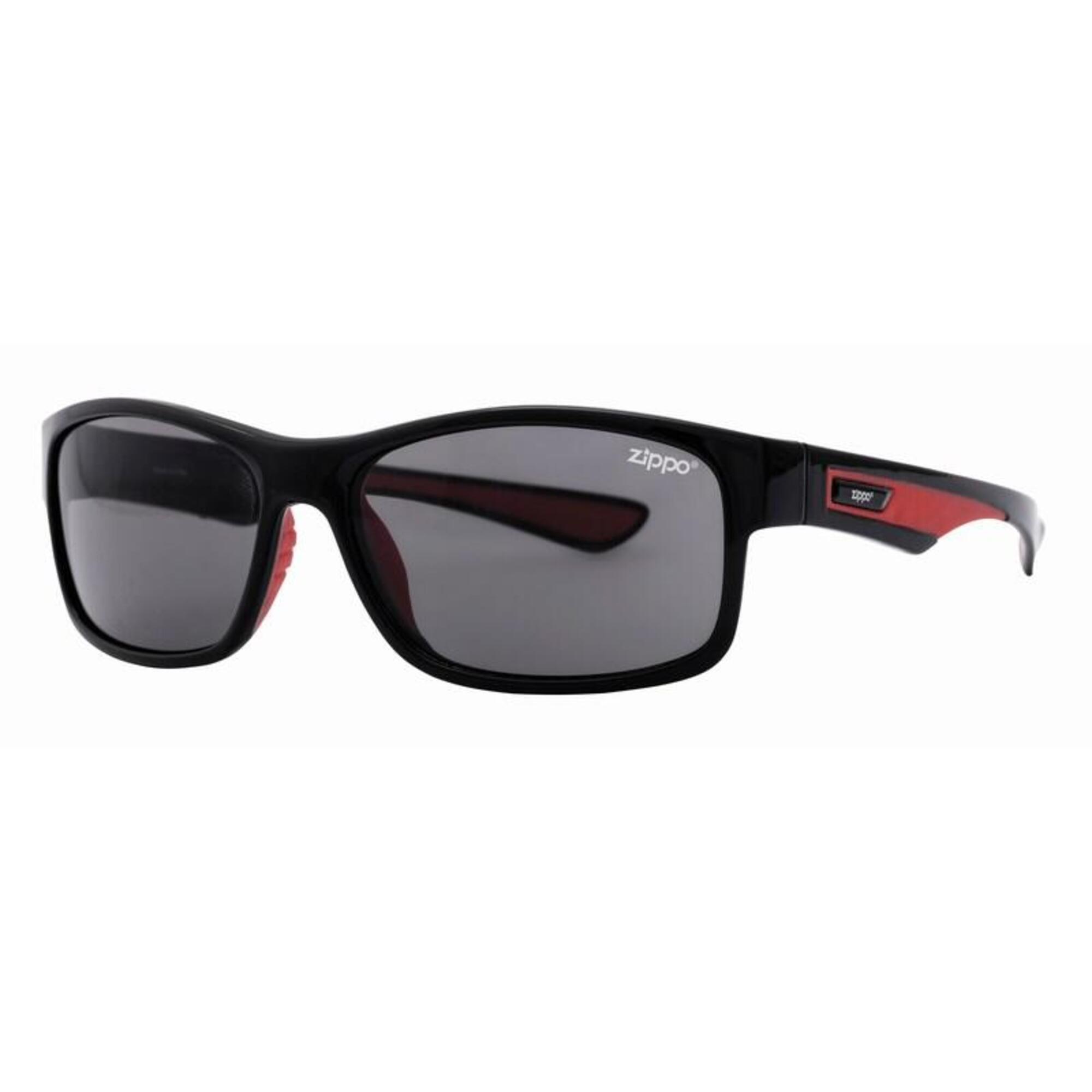 Sportowe okulary  przeciwsłoneczne Zippo Smoke Flash Black/Red