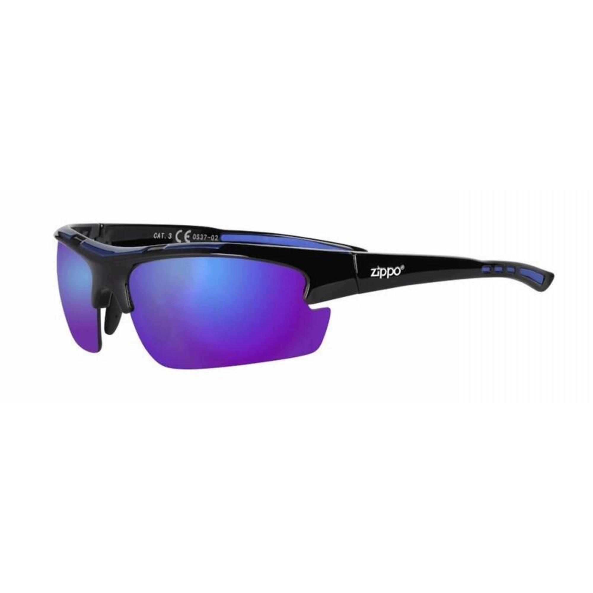 Sportowe okulary przeciwsłoneczne Zippo Blue Square