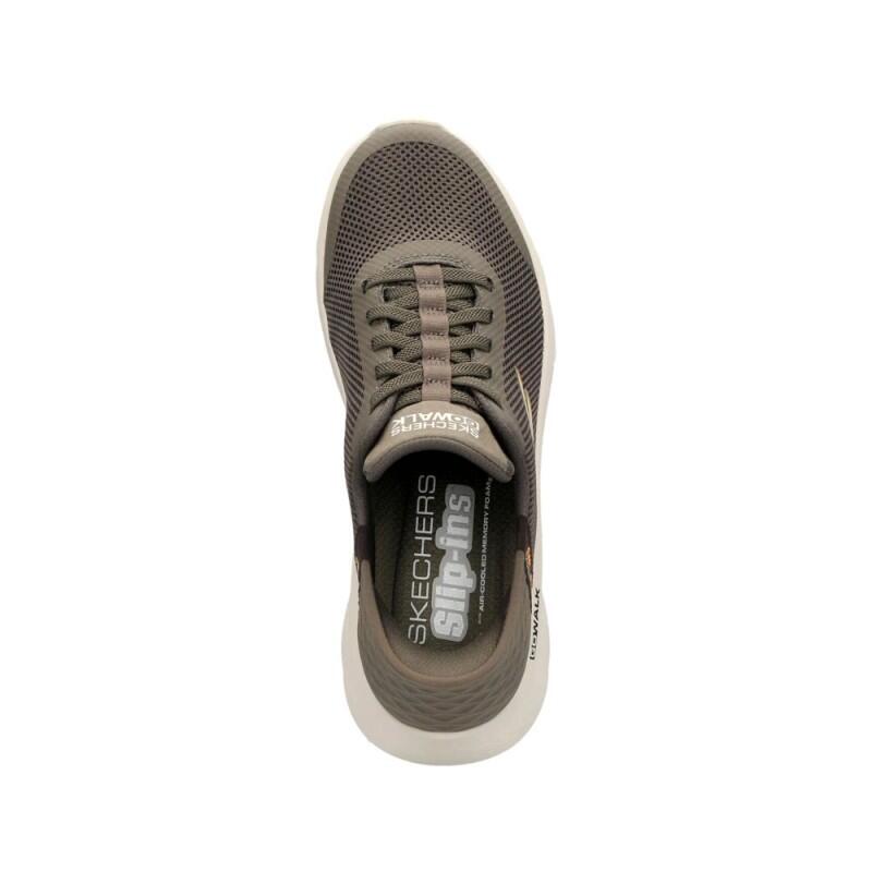Sneakers Skechers Modell Slip Ins: Go Walk Farbe Brown 6/6