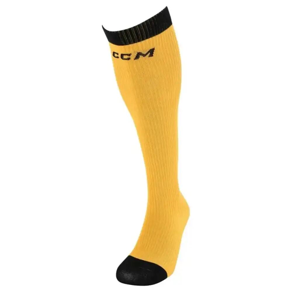 Socklinerk Senior CCM Skate Socks Yellow