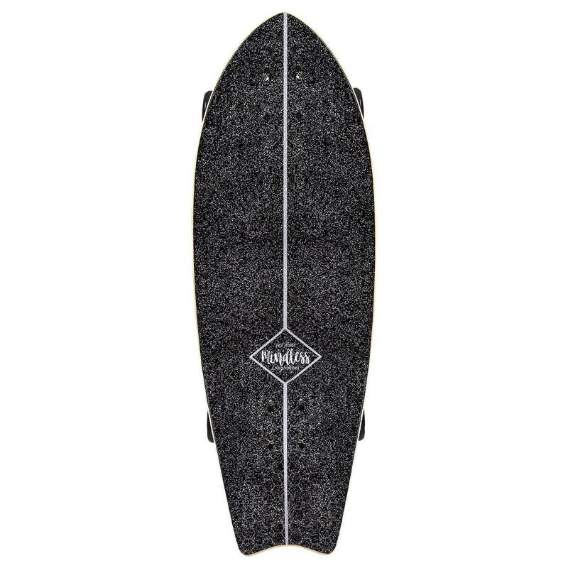 Mindless Surf Skate Fish Tail Schwarz 29.5" Longboard