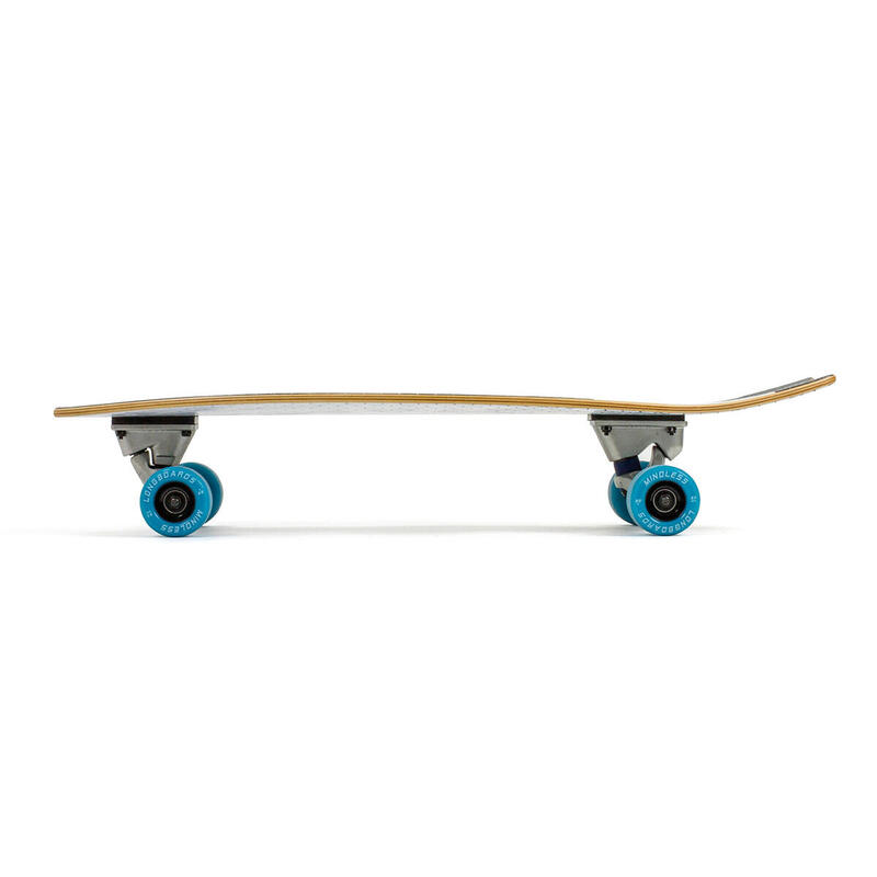 Mindless Surf Skate Fish Tail Weiß 29.5" Longboard