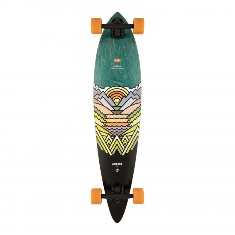 Longboard Arbor Fish Artist Multi 37"