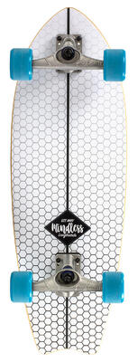 Mindless Surf Skate Fish Tail Weiß 29.5" Longboard
