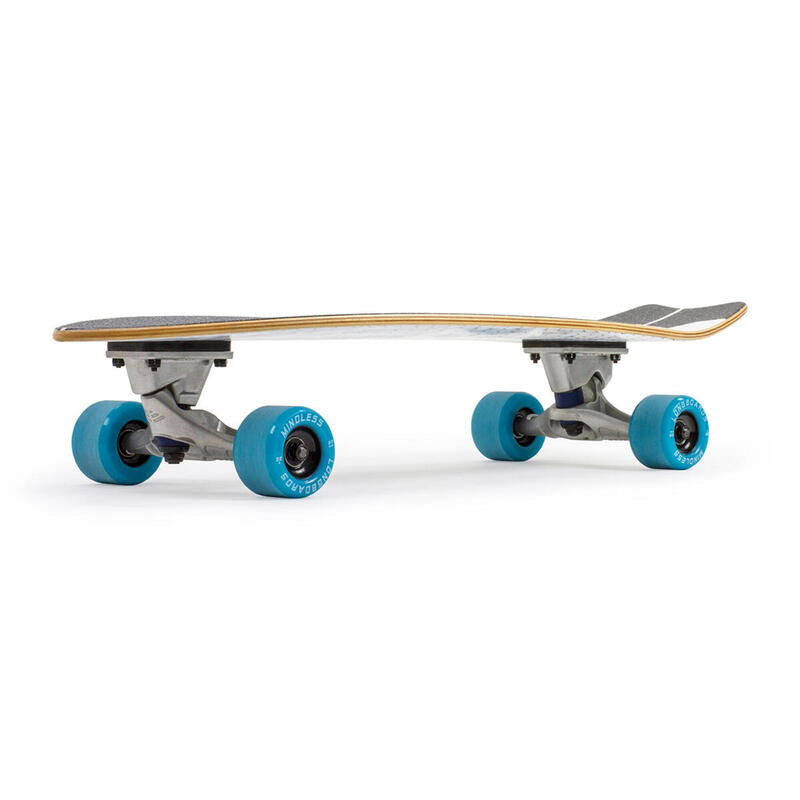 Longboard Mindless Surf Skate Fish Tail Blanc 29.5"