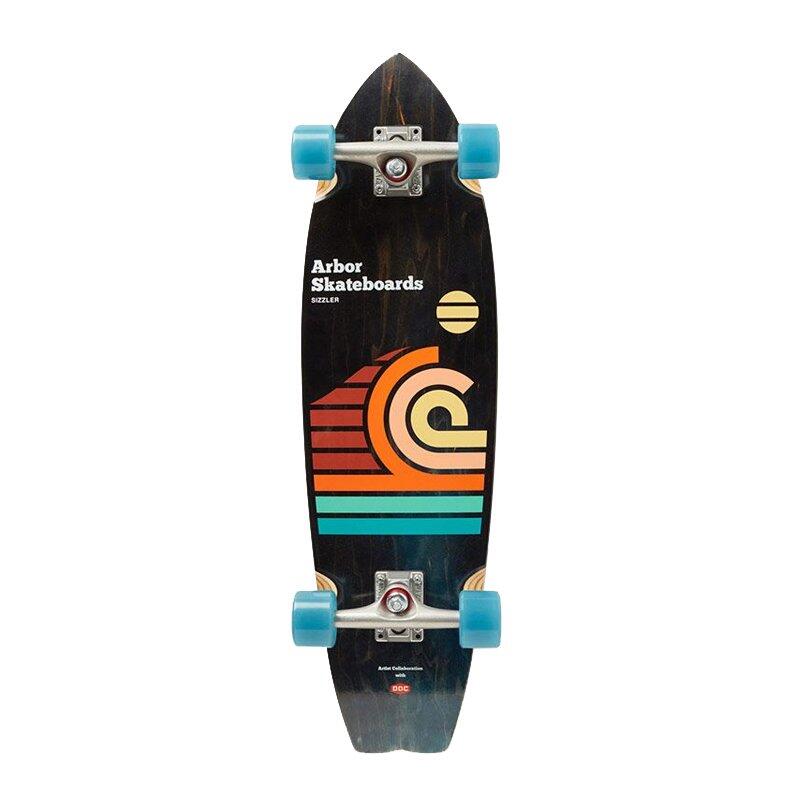 Cruiser Arbor Sizzler Artist Series Draplin 31" Black/Blue