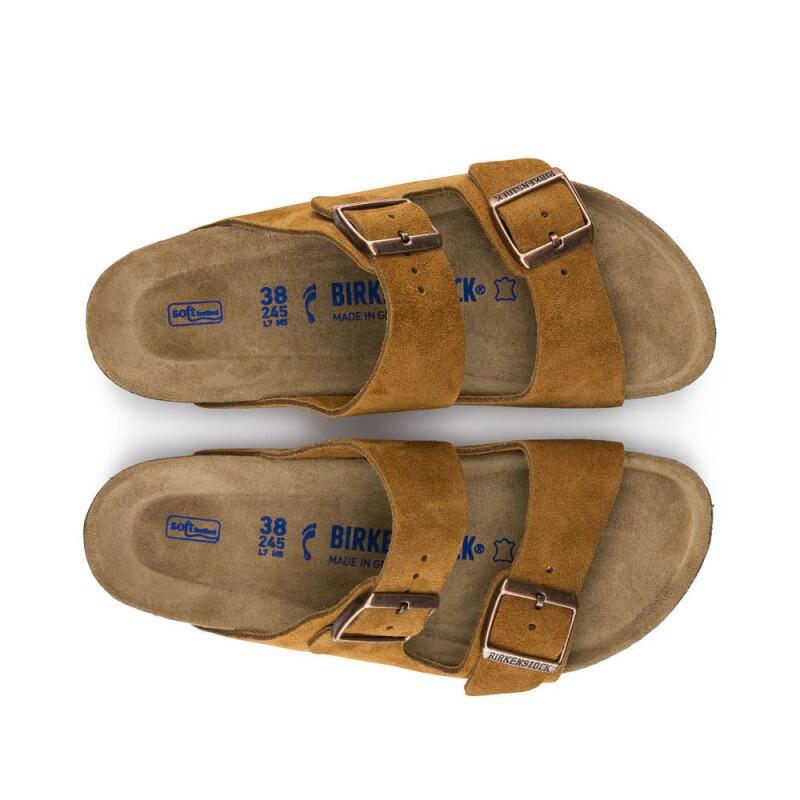 Sandales Homme Birkenstock Arizona Sfb Marron 4/7