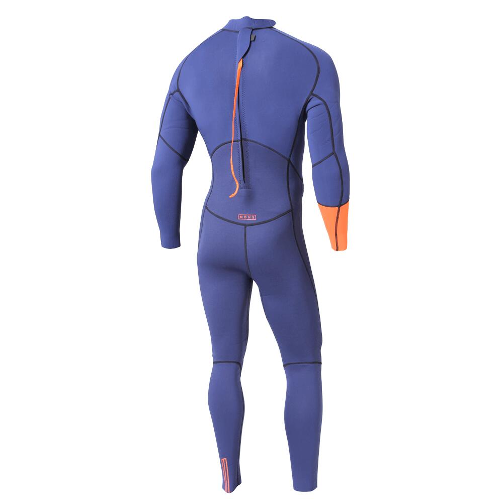 4/3 Pioneer - Zip Dos L/S Combinaison Surf Garçon 4/7