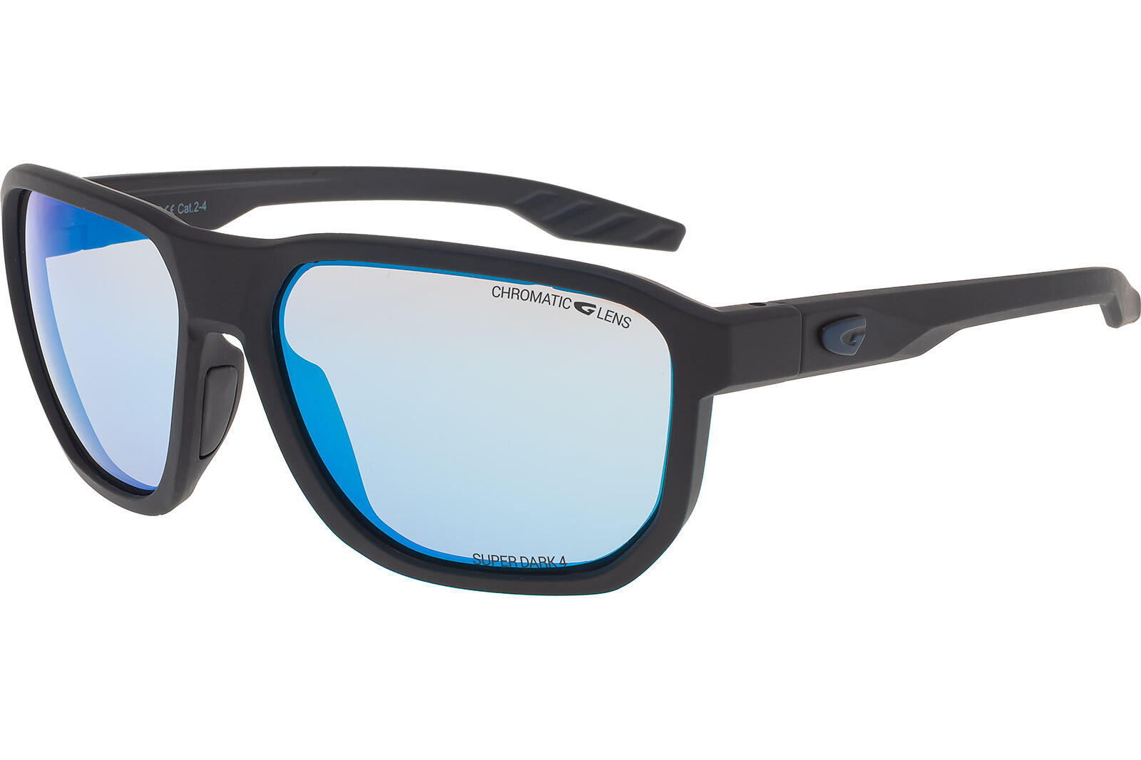 Okulary w góry GOG Pamir - matt metal blk/blk/white/blue 3/7
