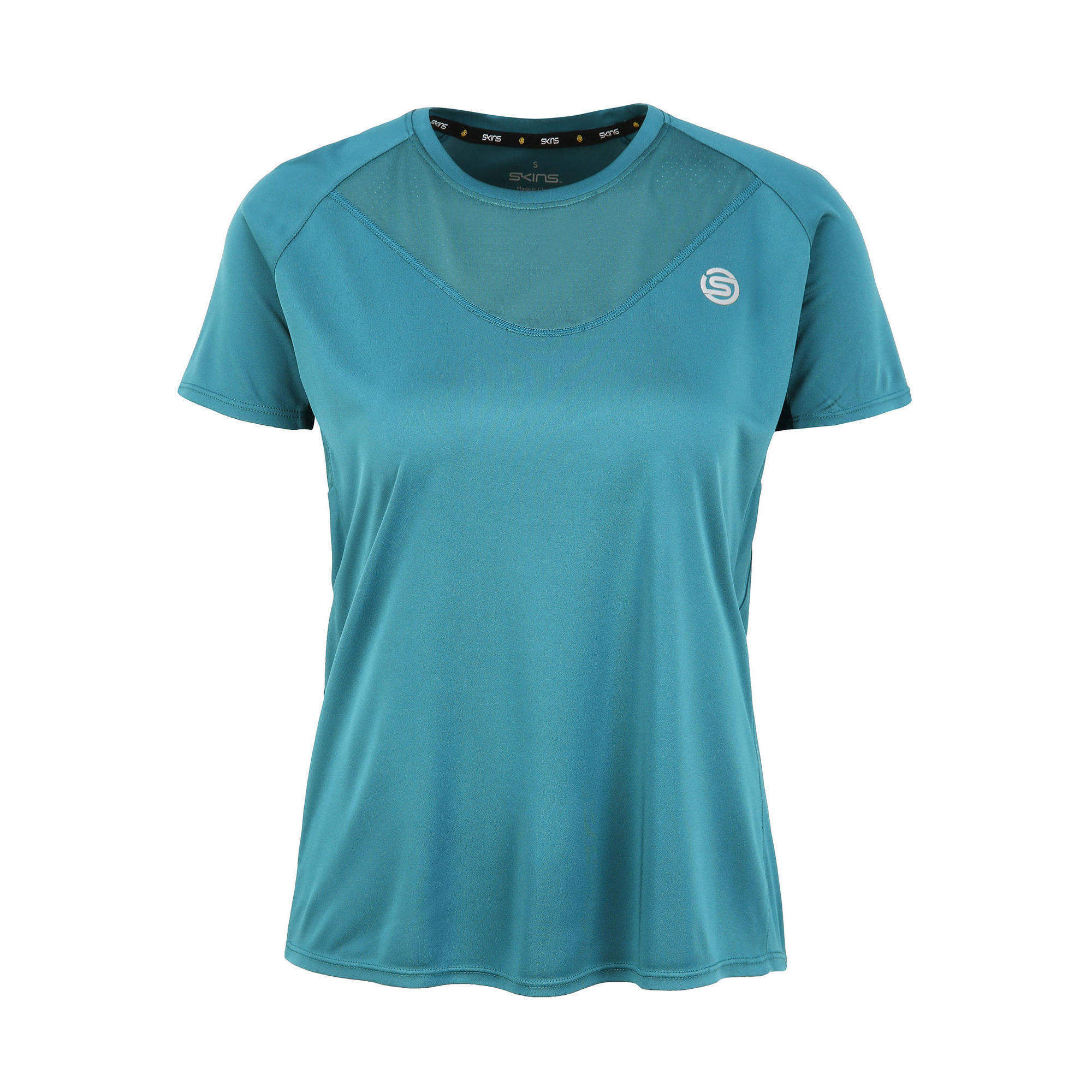 SKINS SKINS Series-3 Womens Short Sleeve Top - Teal